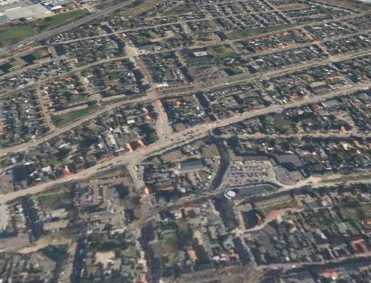 Luchtfoto van Beek in 3D, waar Firmara websites maakt voor lokale ondernemers